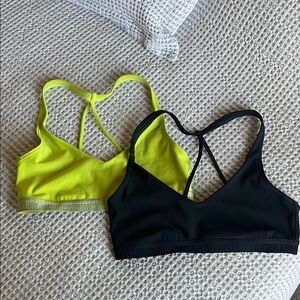 Under Armour Sports Bra Duo - Black and Neon Yellow
